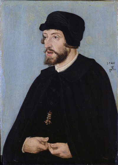 Portrait of King Ferdinand I by Lucas Cranach the Elder